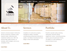 Tablet Screenshot of porscon.com
